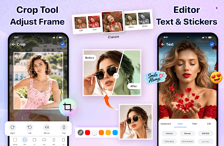Gallery photo editing tools screenshot